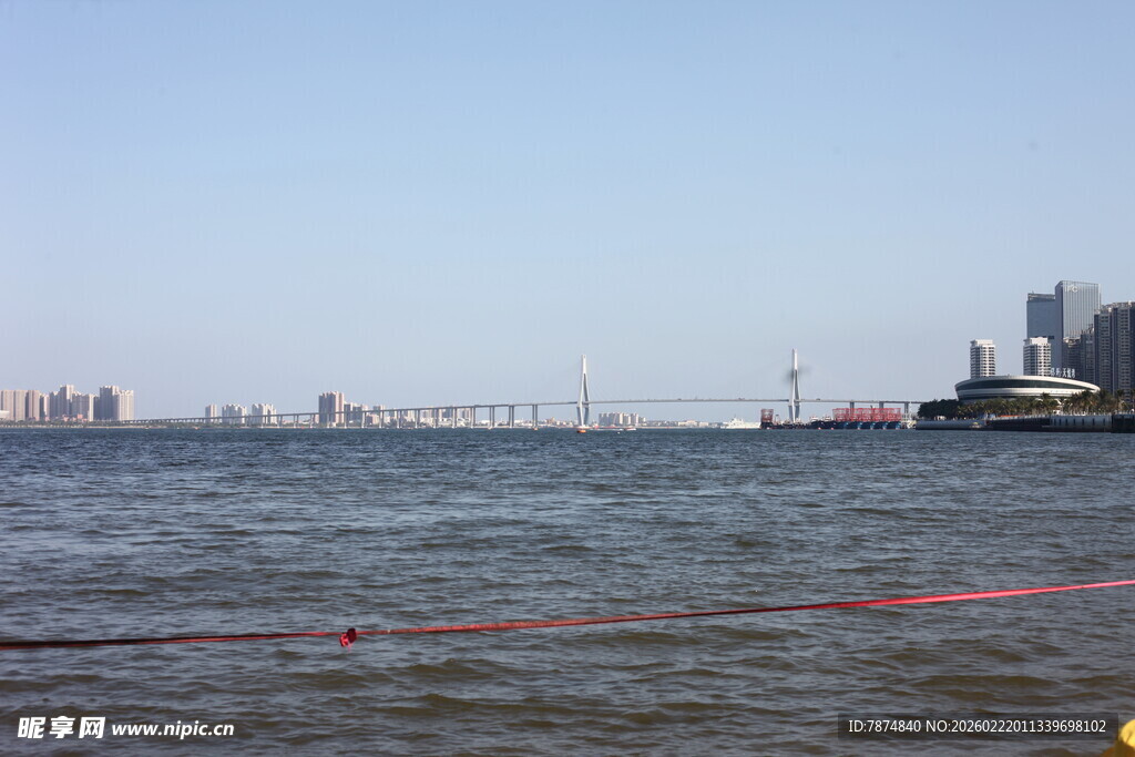 海上大桥远景