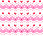 粉色爱心波浪纹图案背景