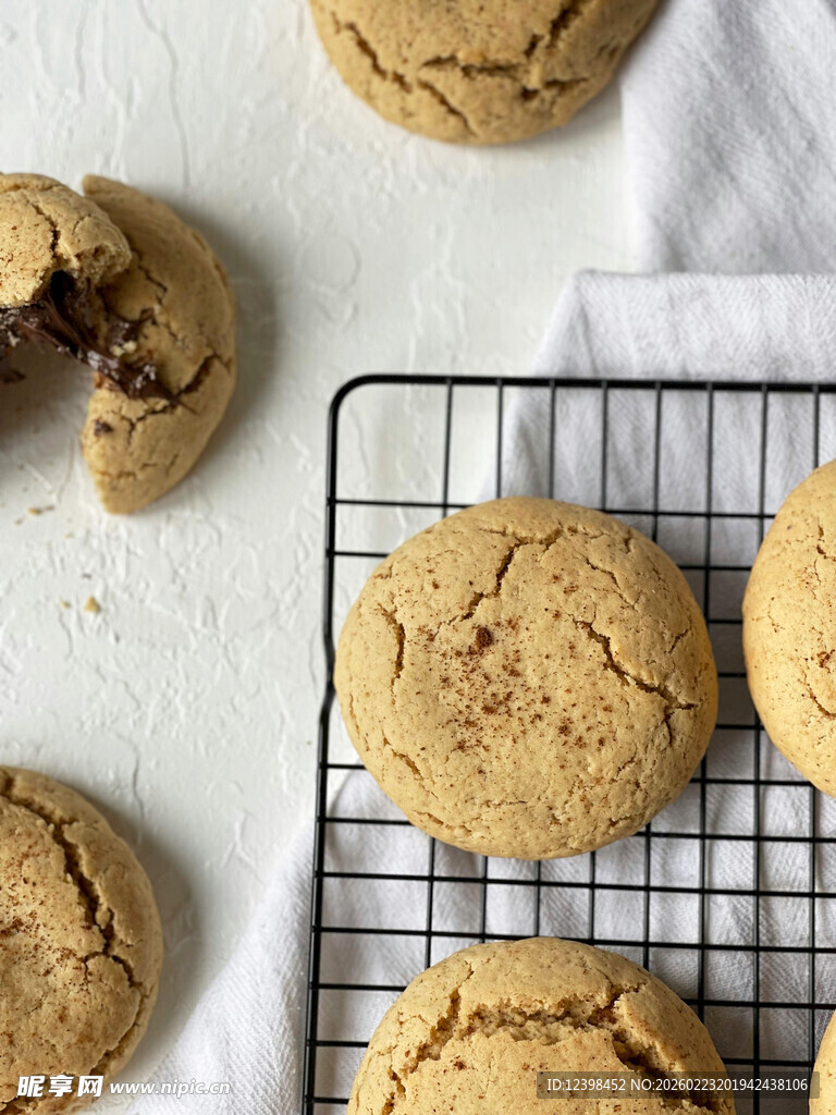 美味巧克力曲奇饼干展示