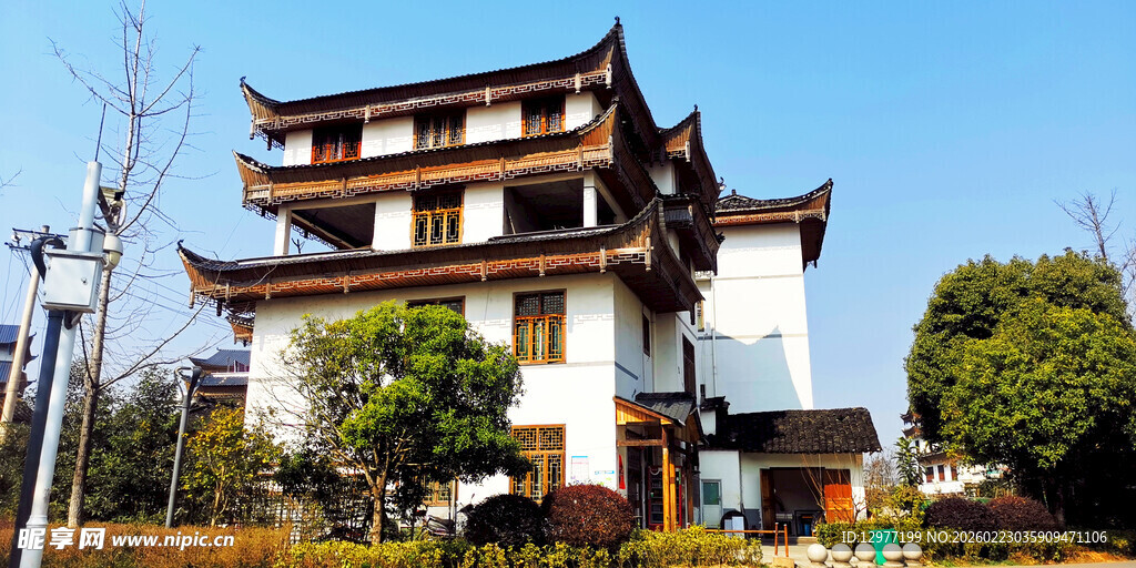 中式古典楼阁建筑