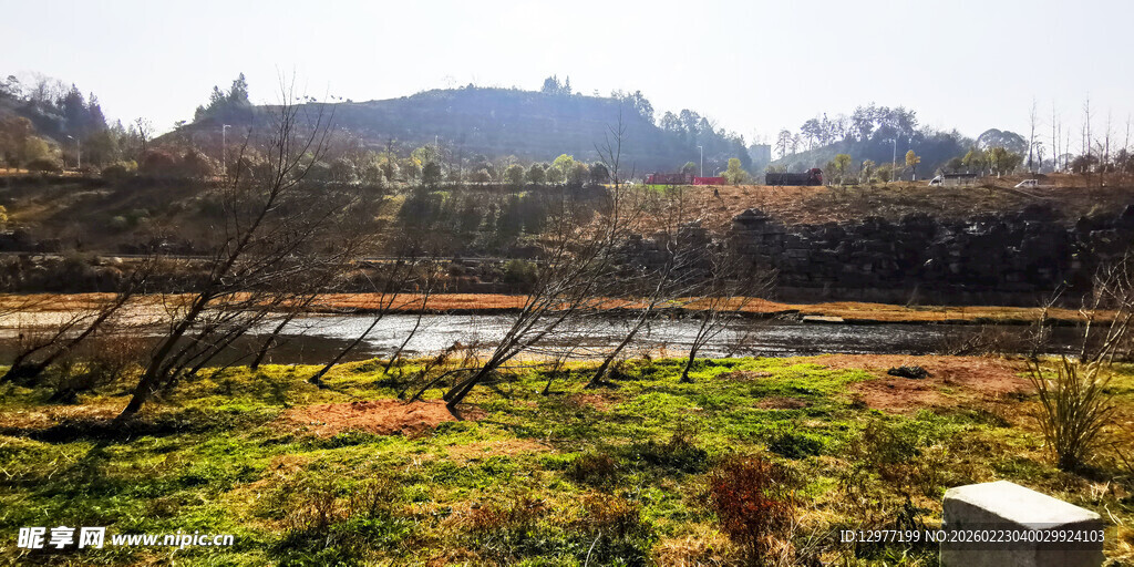 山间田野风光美景