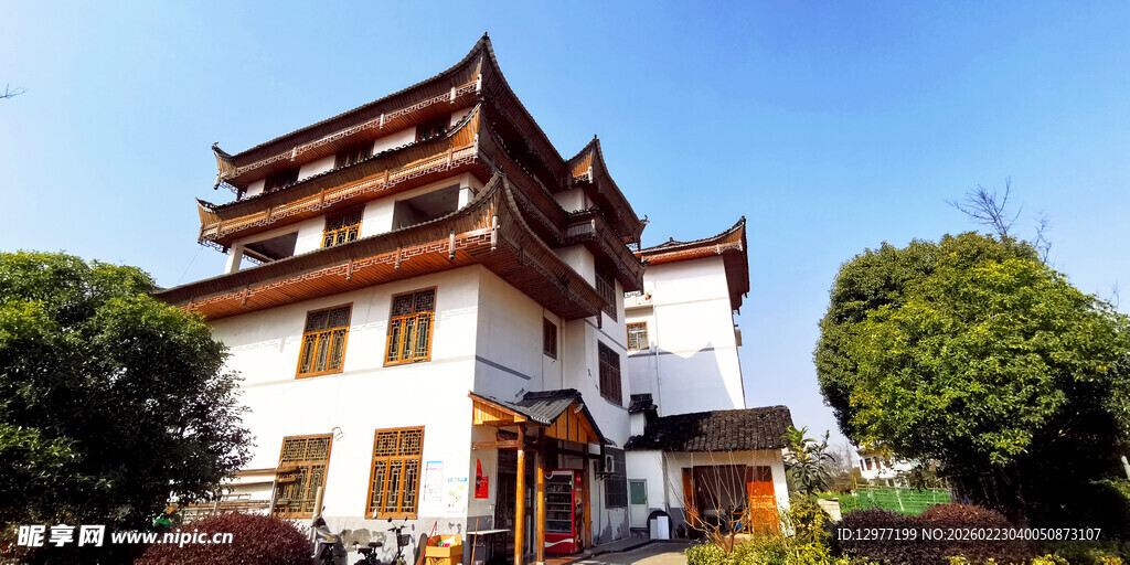 中式古建筑 古朴典雅之景