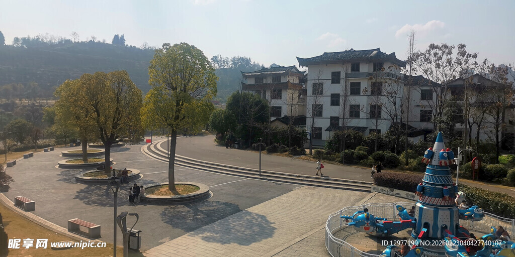 城市中的休闲广场景观