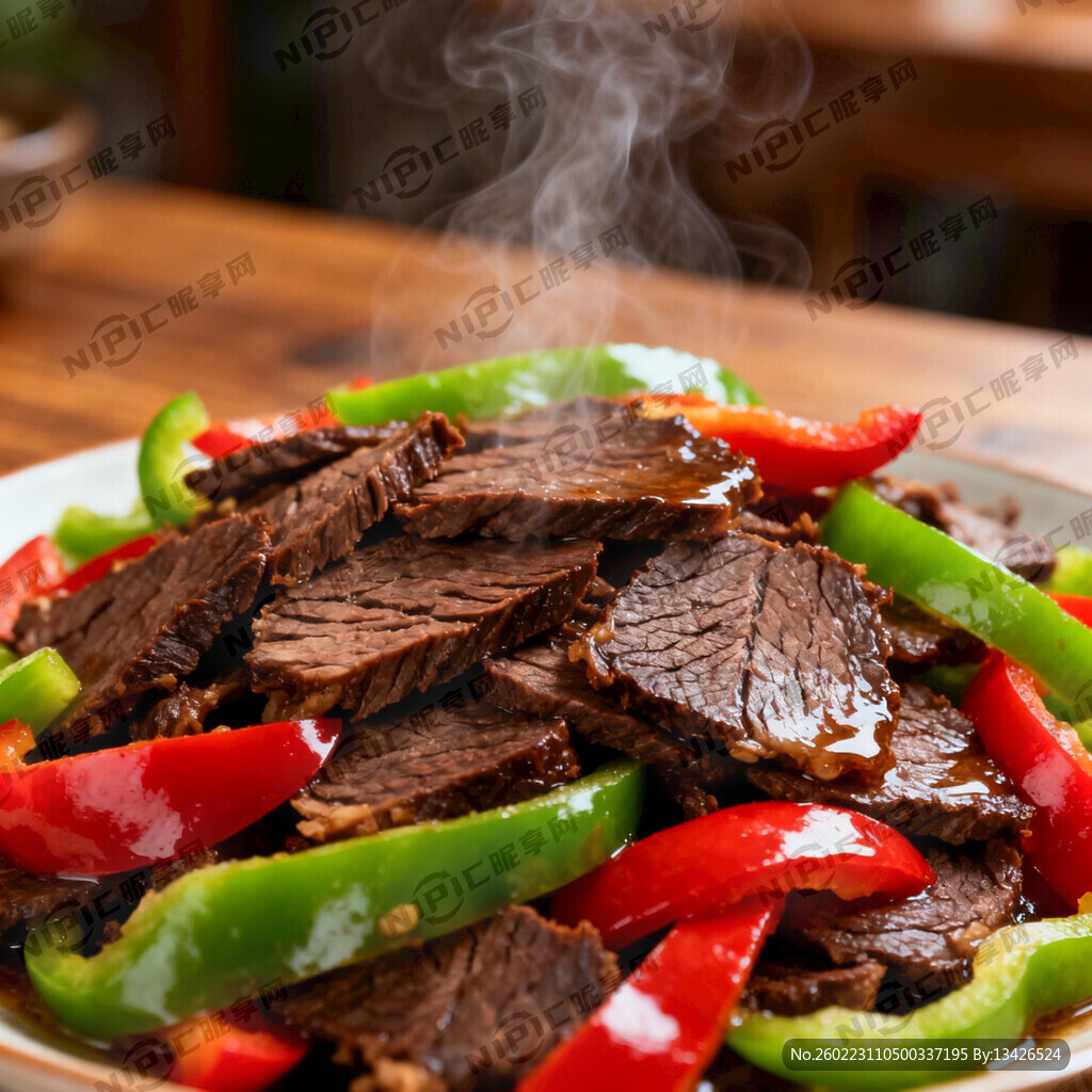 甜椒炒卤牛肉