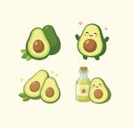 牛油果图案