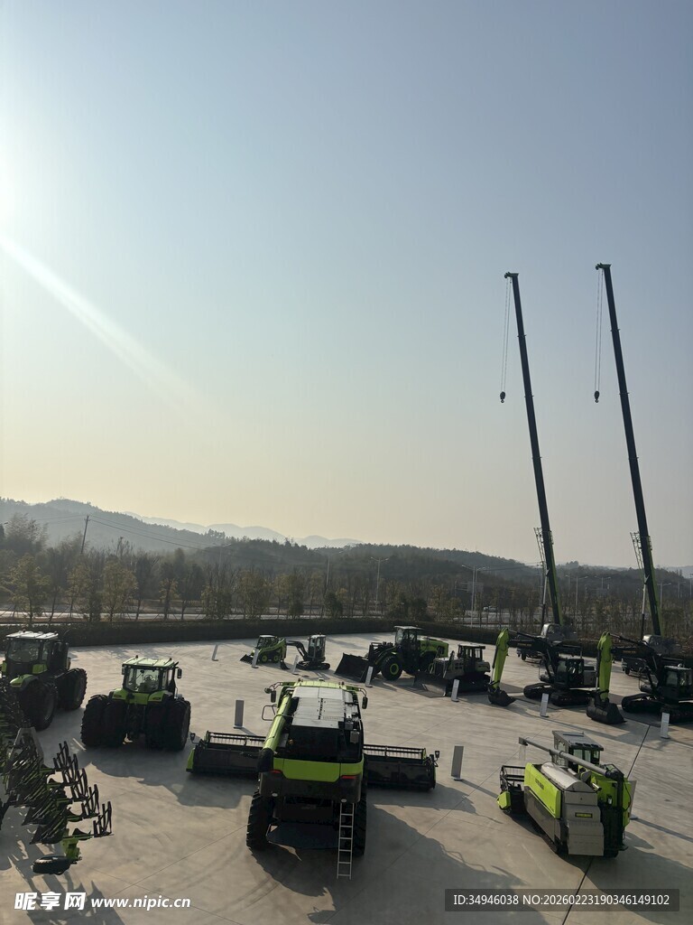 户外施工场地机械设备