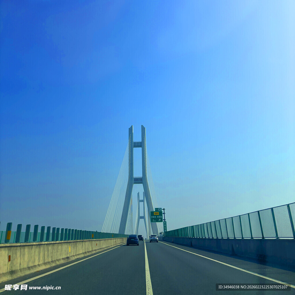 跨海大桥公路风景