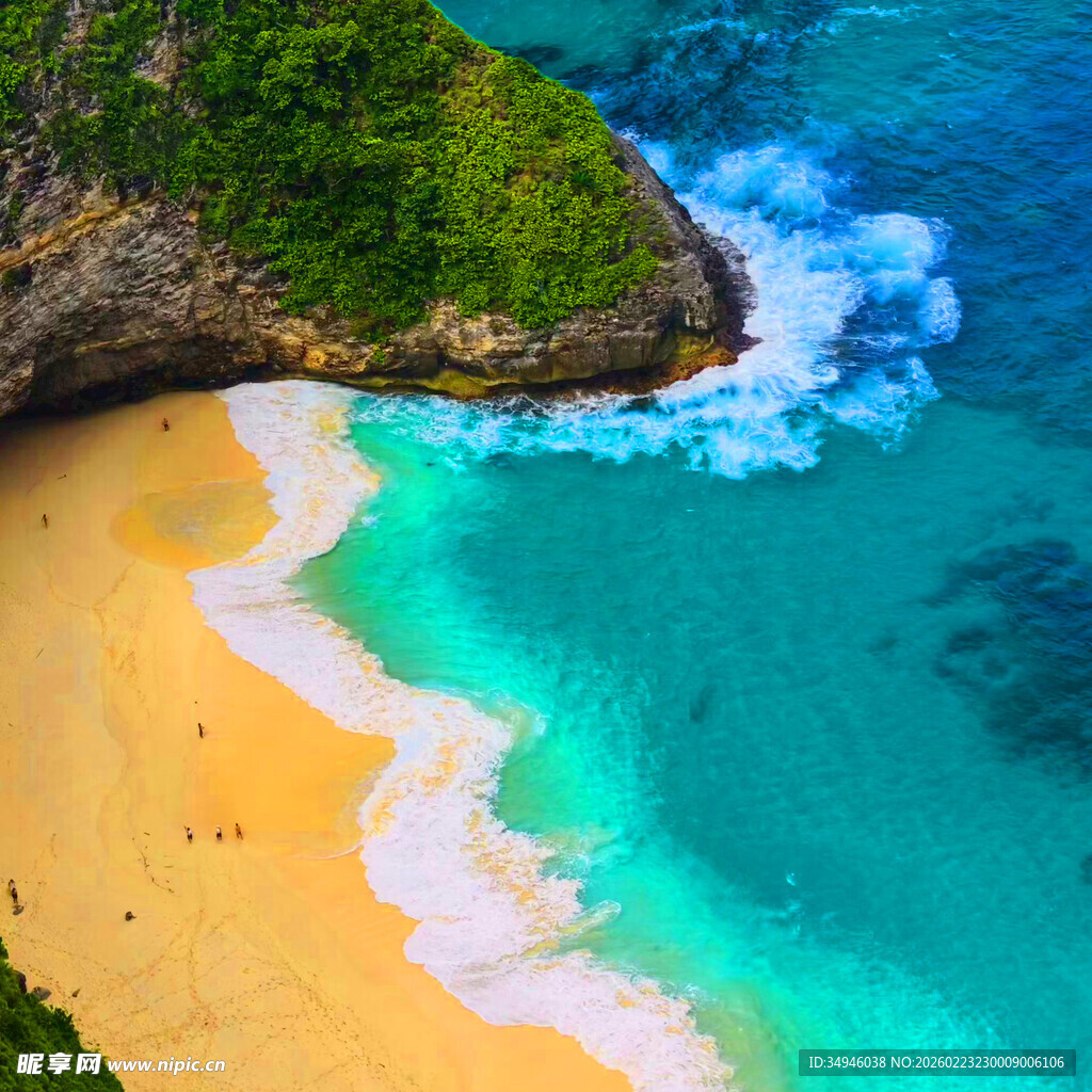美丽梦幻的海边风光