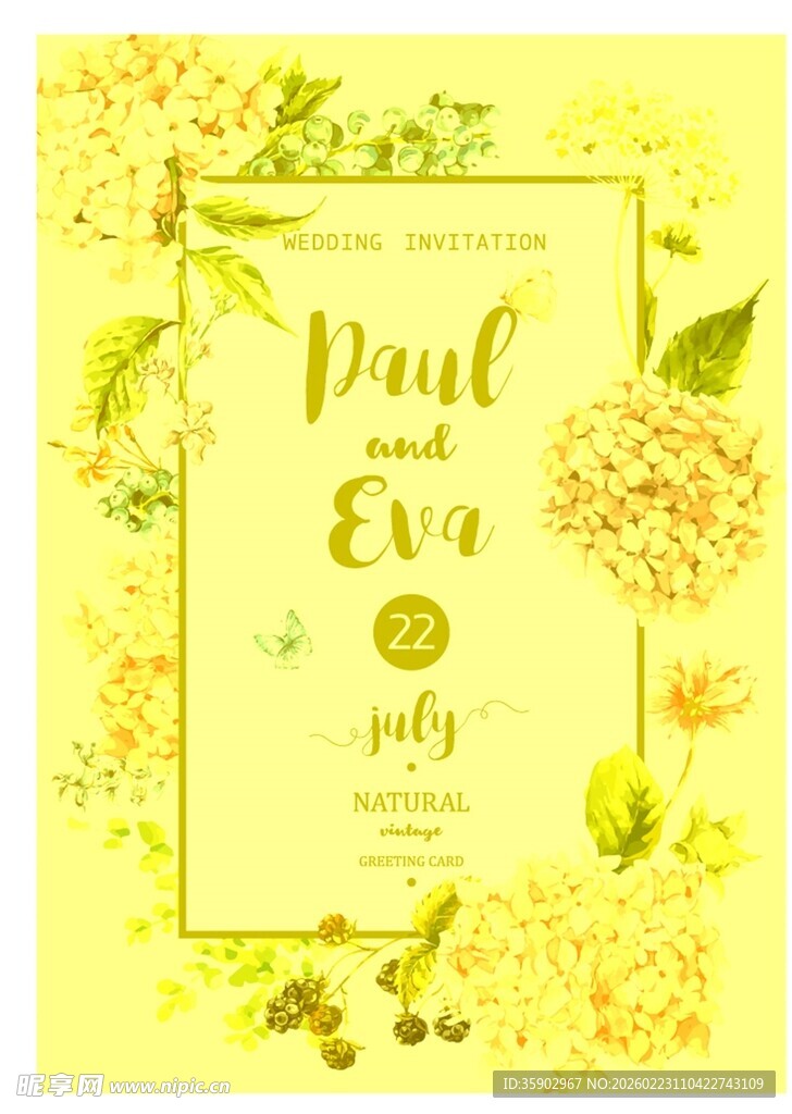 婚礼请柬设计图