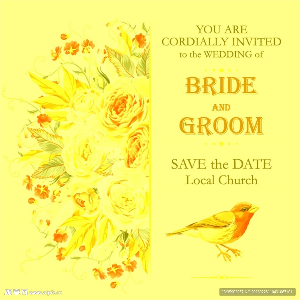 婚礼请柬设计图