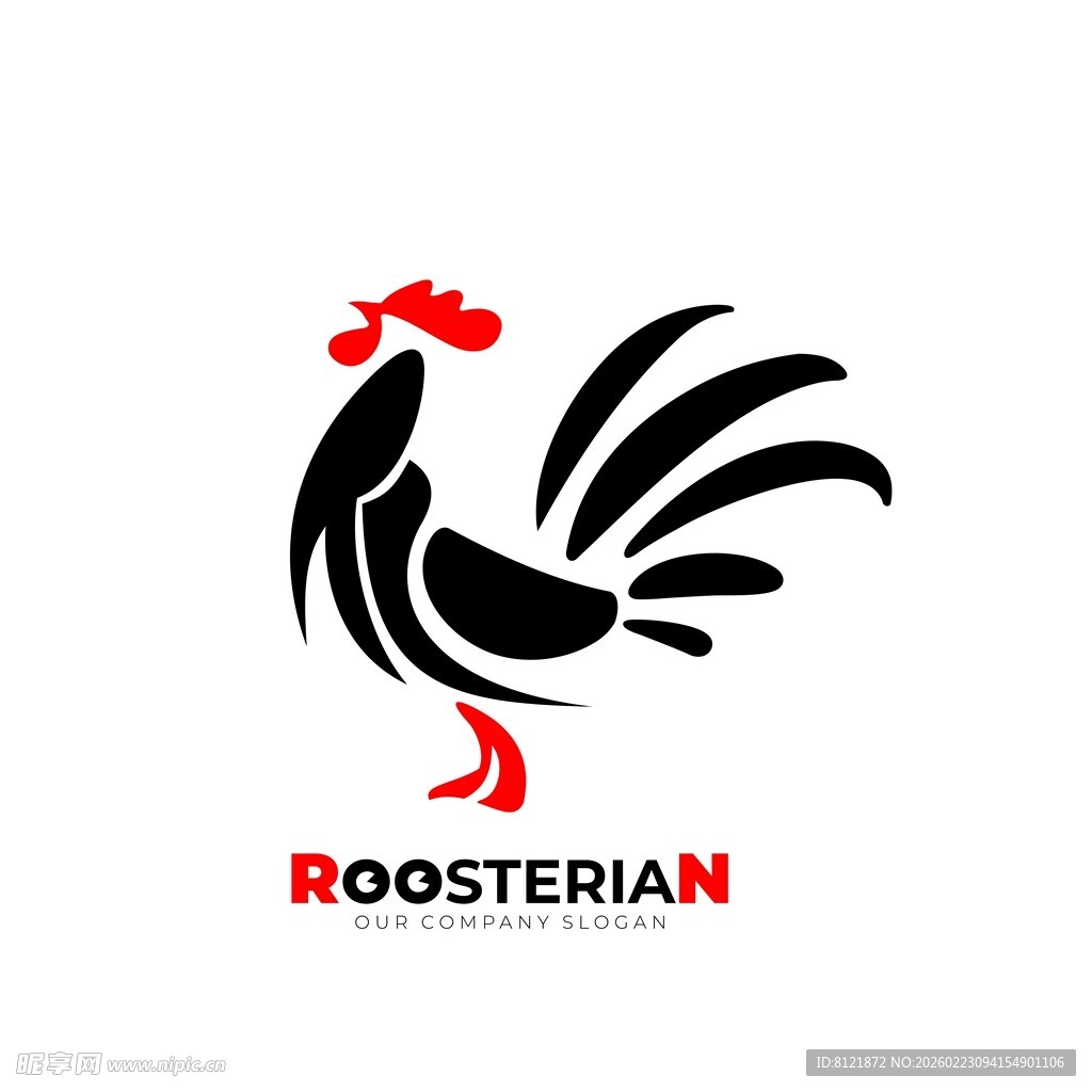 公鸡标志logo