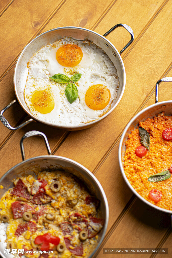 多样美味煎炒菜肴展示