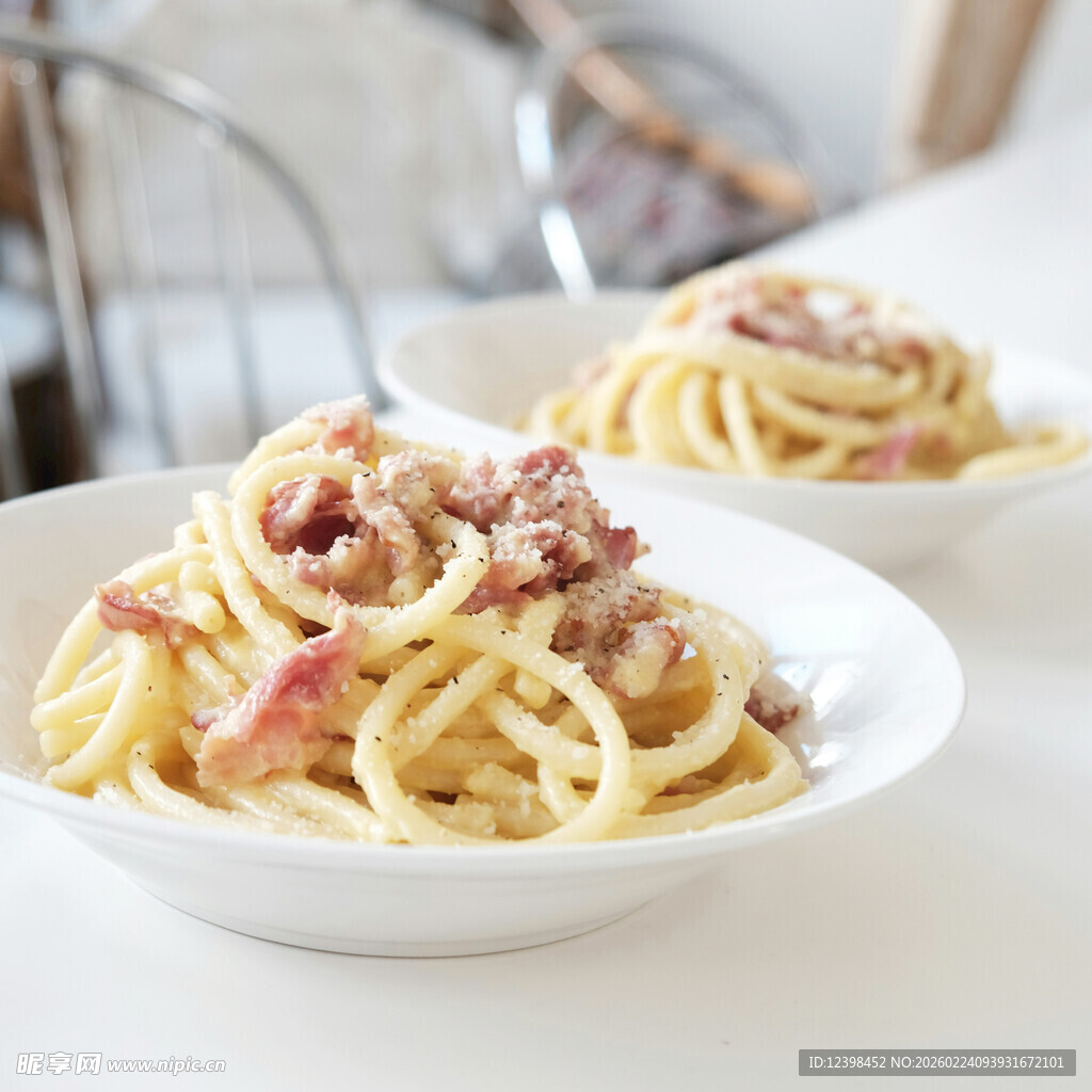 美味培根意面