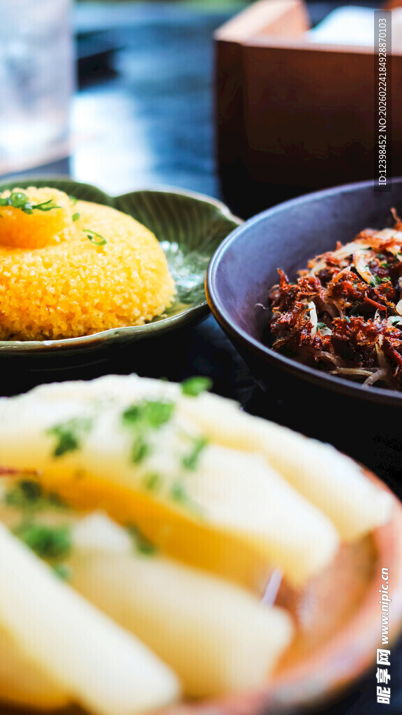 多样美味中式菜肴展示