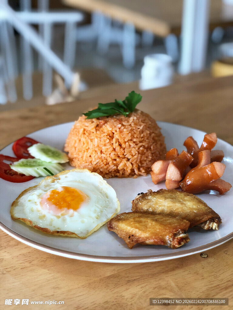 美味早餐拼盘