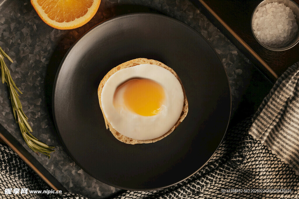 盘中煎蛋