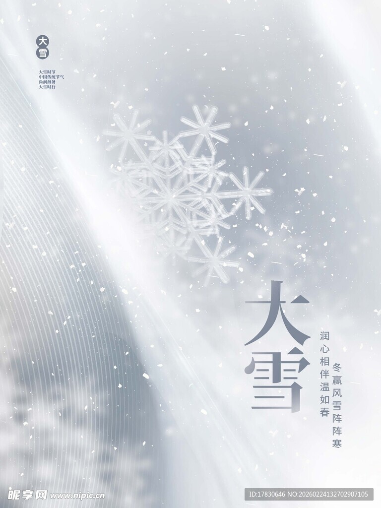 大雪海报