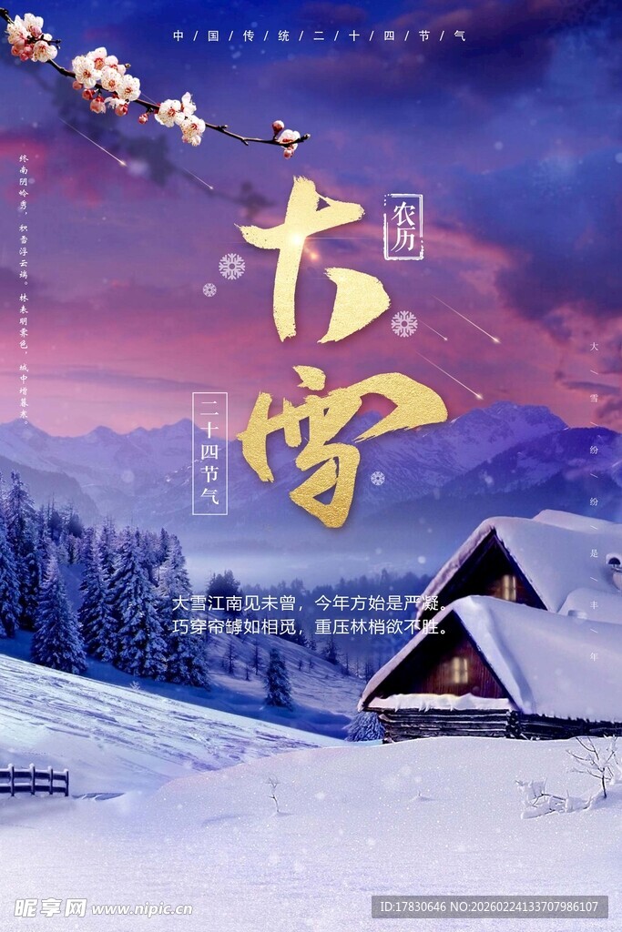 大雪海报