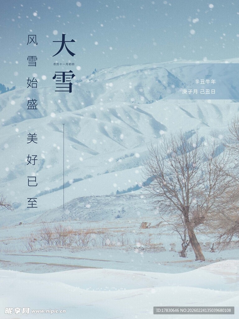 大雪海报