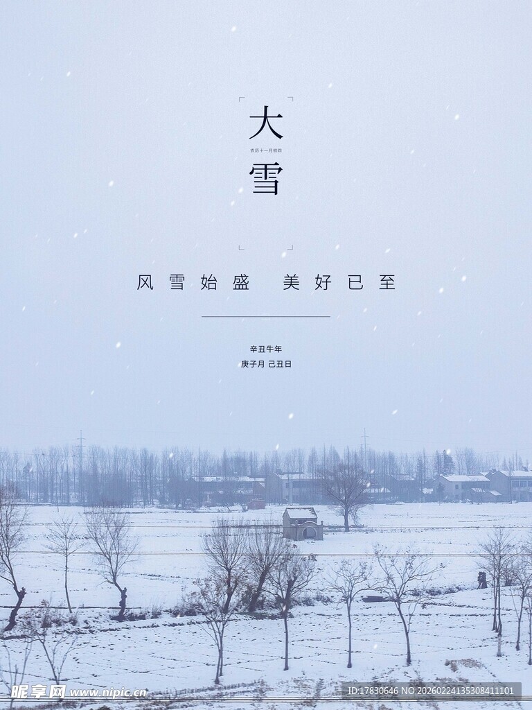大雪海报