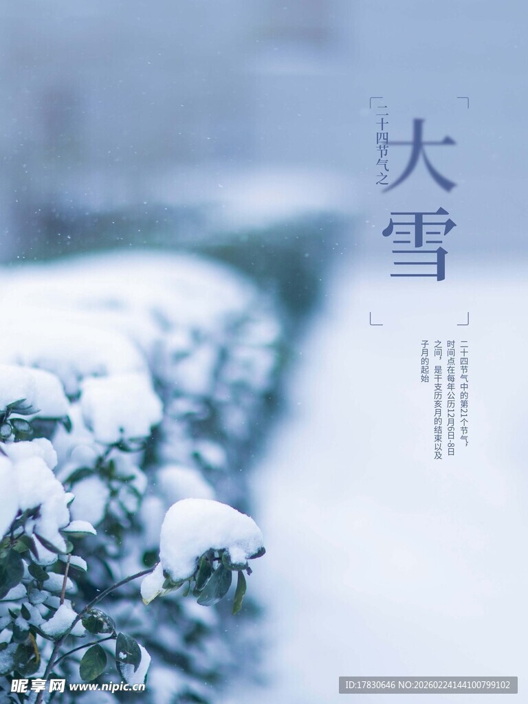 大雪海报