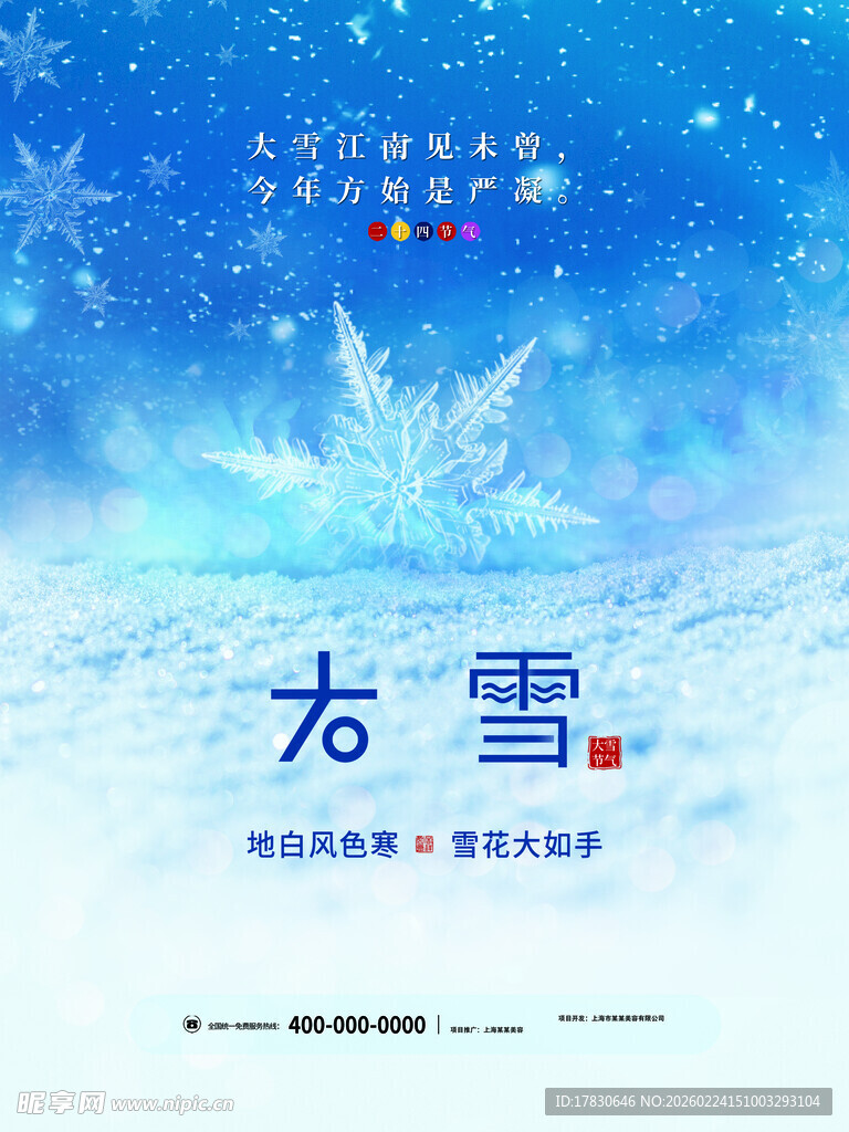大雪海报