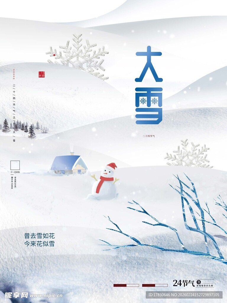 大雪海报