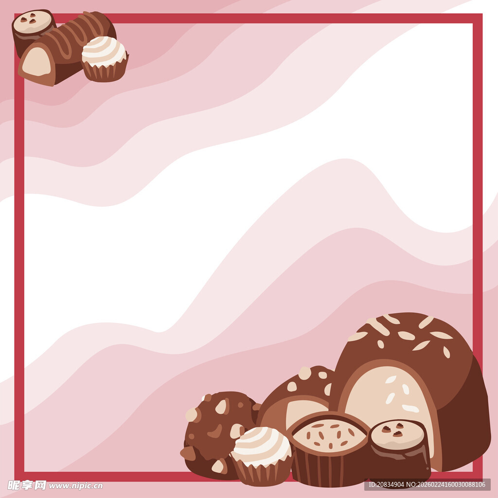 甜蜜巧克力甜点