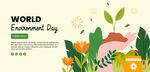 世界环境日宣传插画
