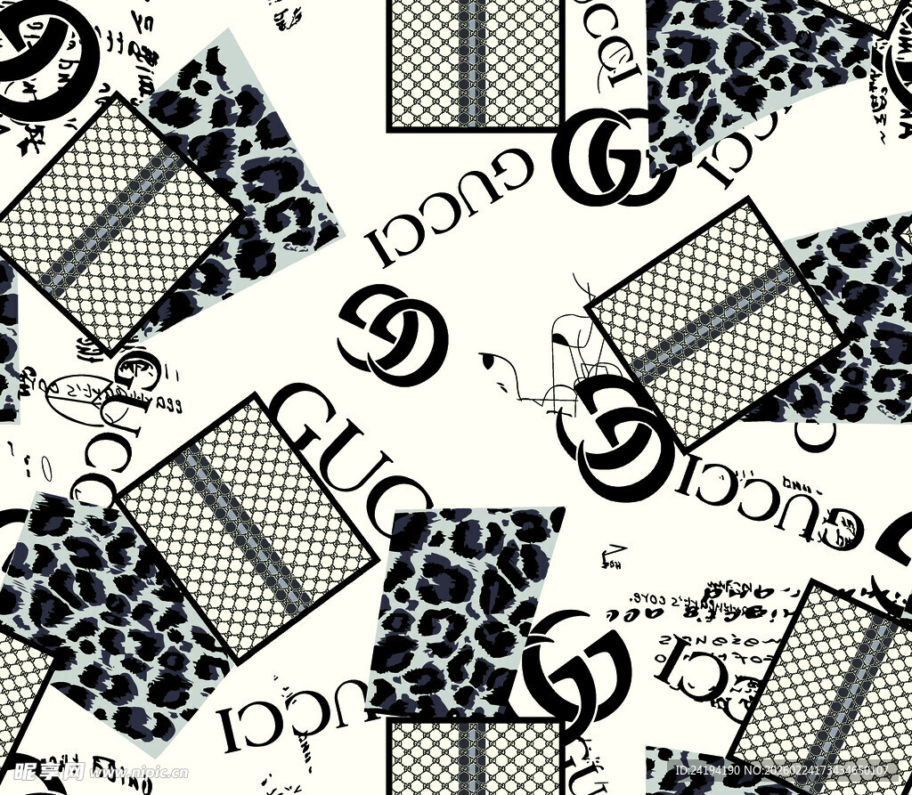 黑白时尚礼品图案背景