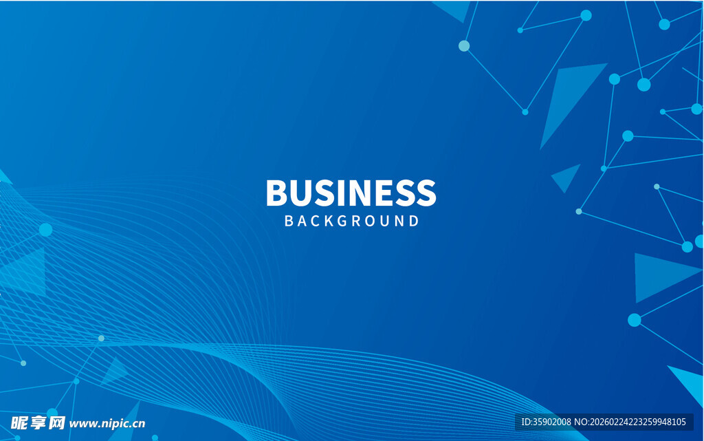 蓝色商务科技背景图