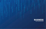 蓝色商务风数字背景图
