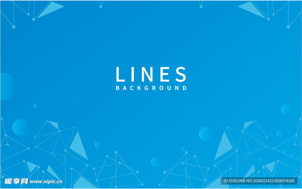 蓝色线条抽象背景图案