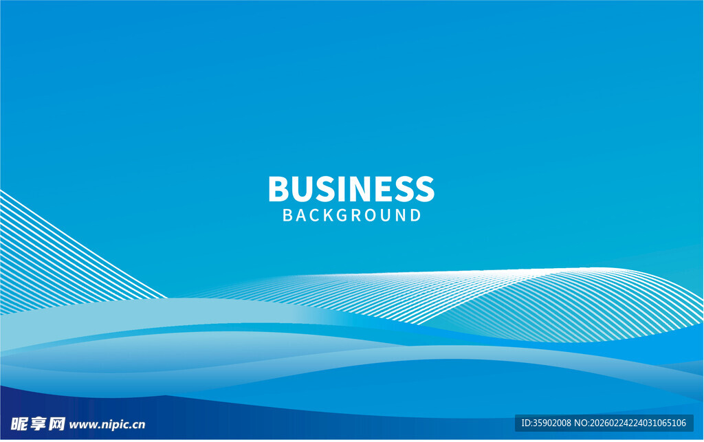 蓝色商务风背景模板