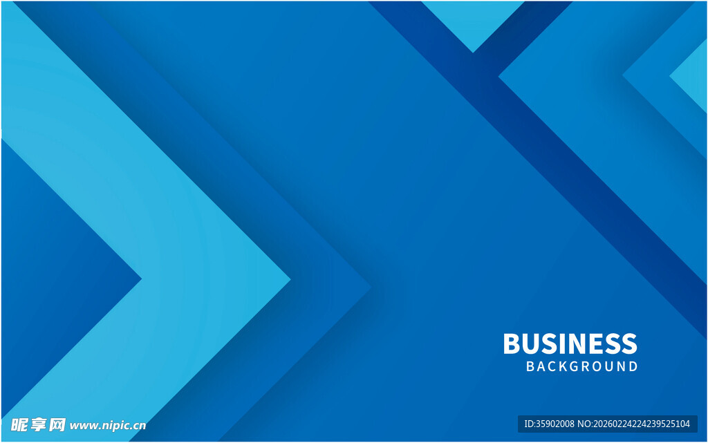 蓝色商务风几何背景图