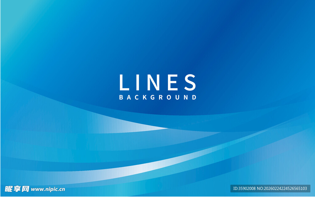 蓝色渐变线条背景图