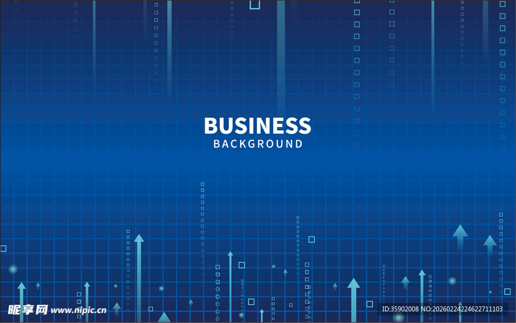 蓝色商务科技背景图