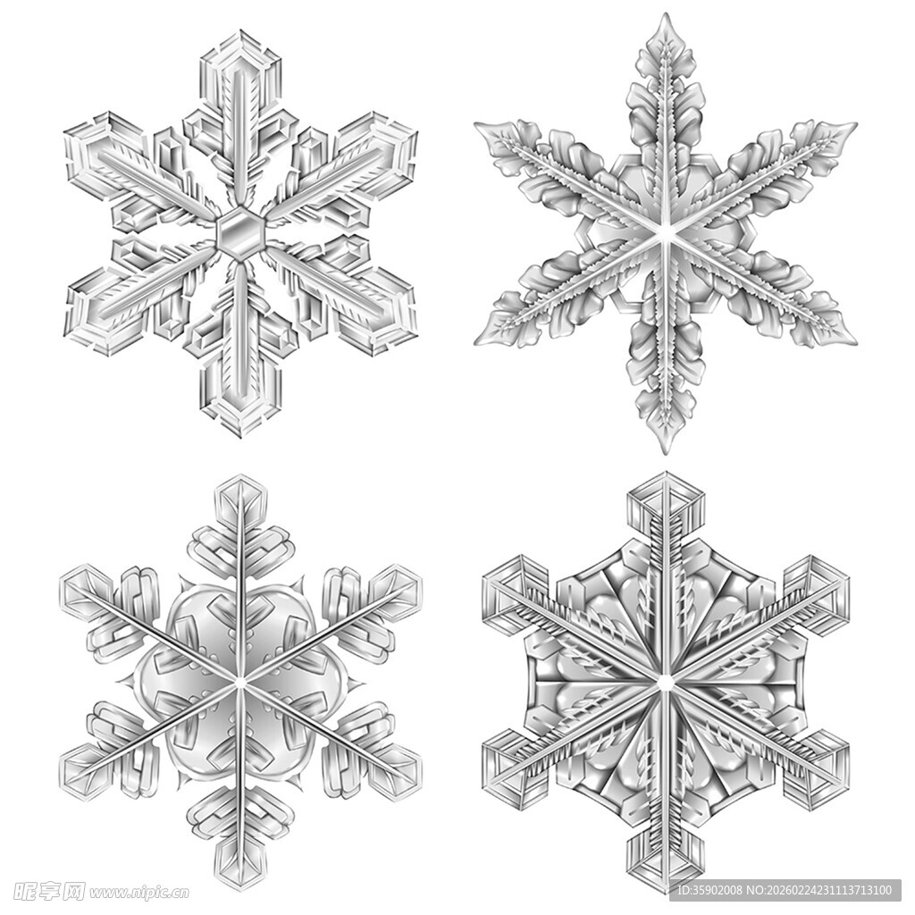 精美雪花图案