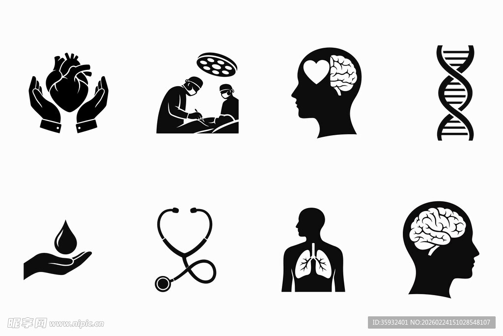 医疗健康图标