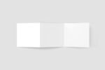 空白三折页展示样机