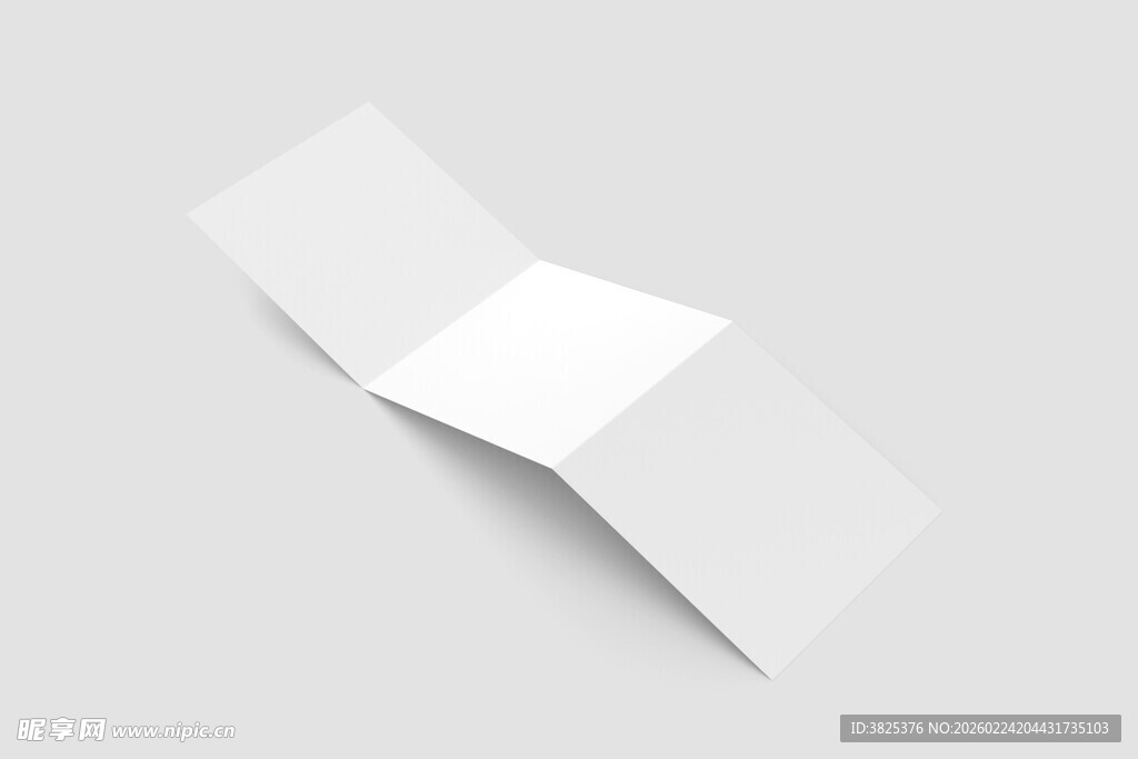 空白三折页展示样机
