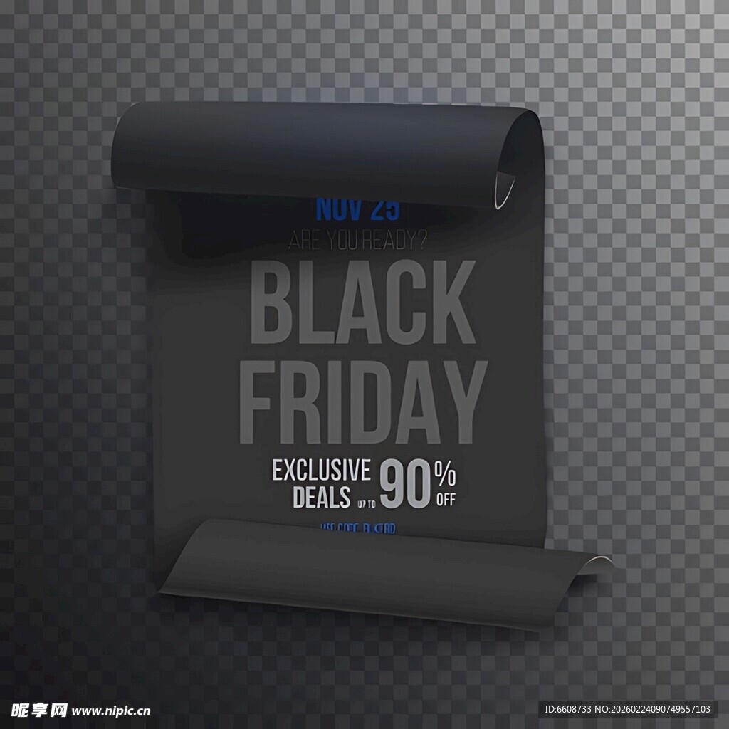 黑色星期五促销广告图