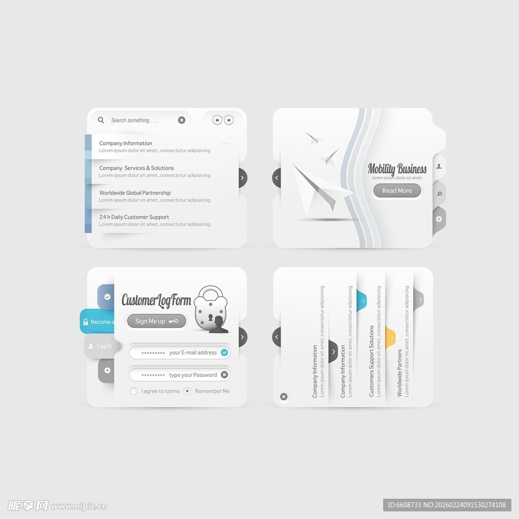 简约风名片设计模板