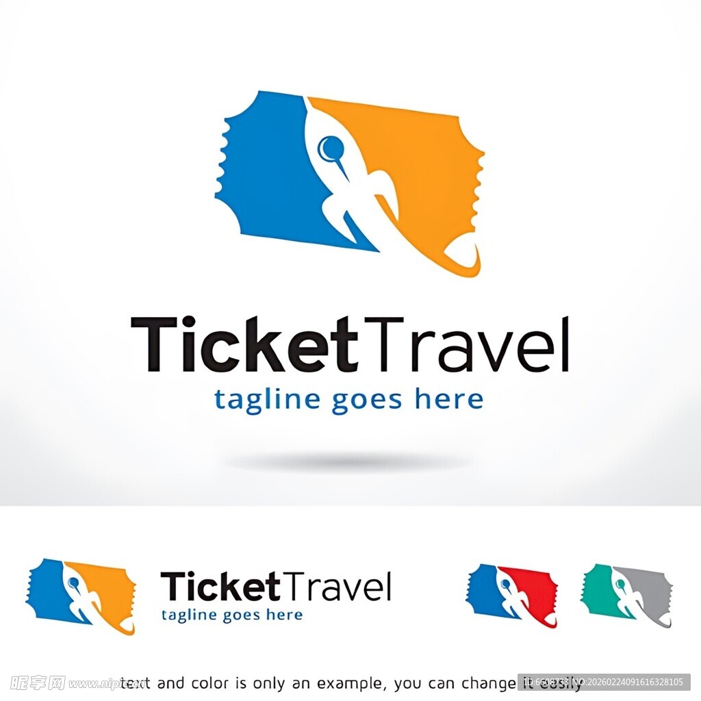 Ticketl旅行标志设计