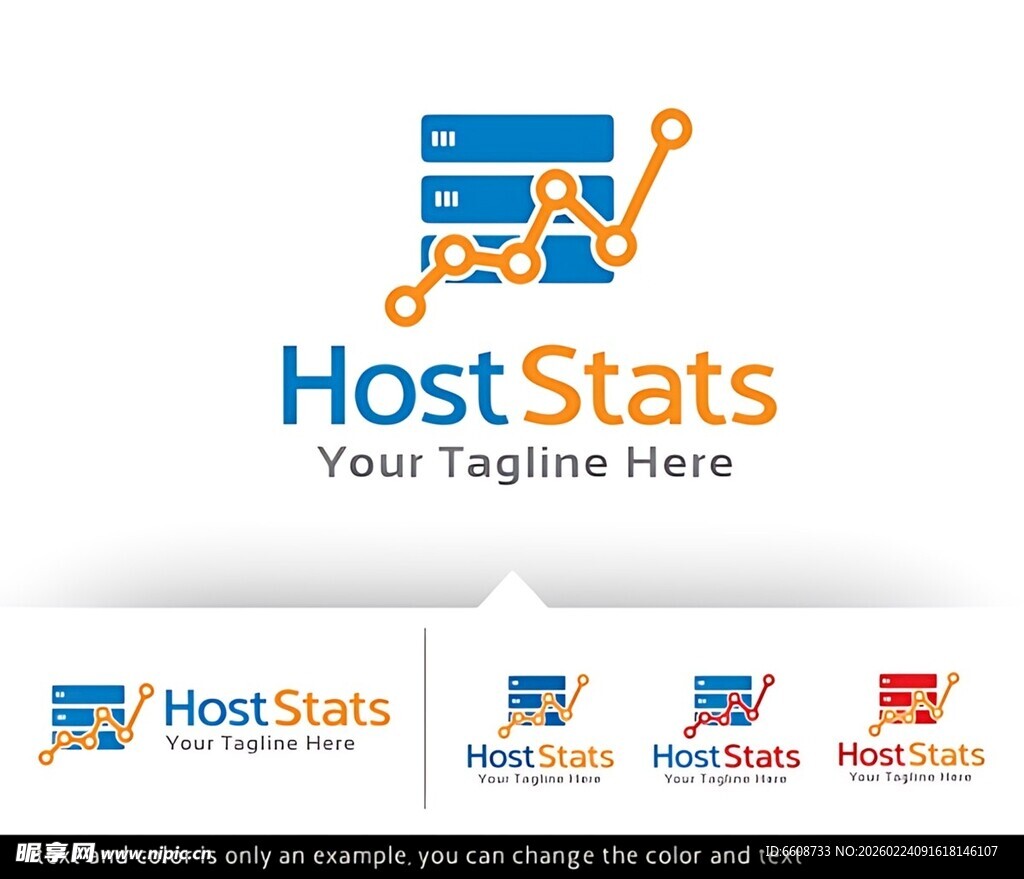 主机统计标志设计