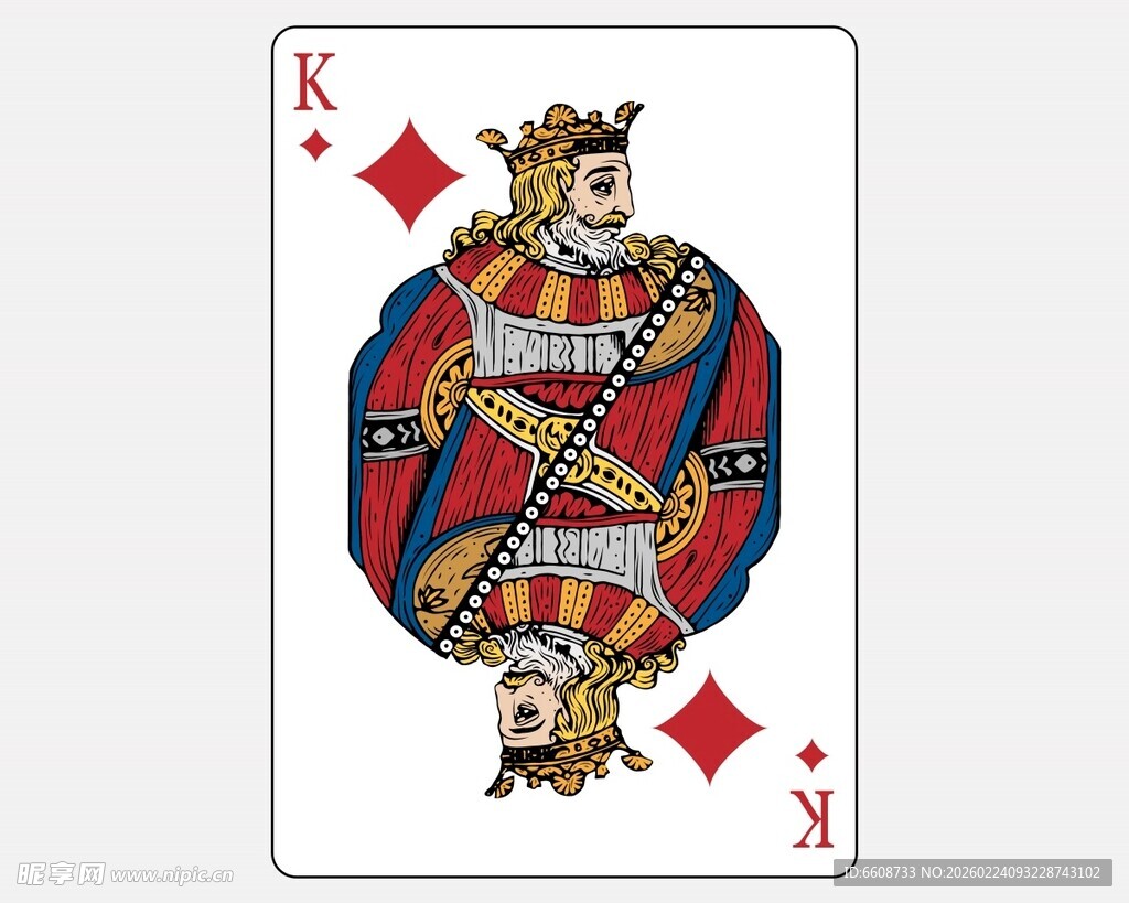 海神波塞冬雕像艺术插画