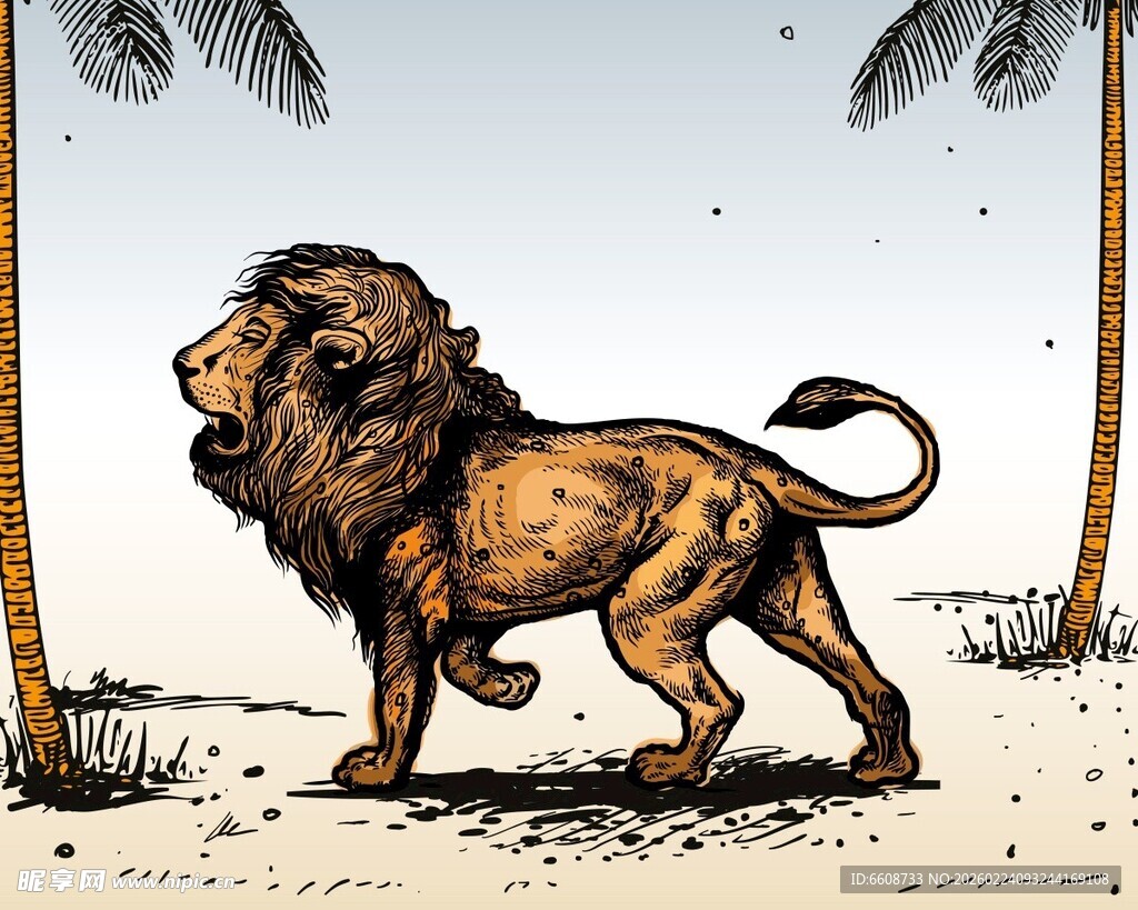 草原雄狮尽显王者风范