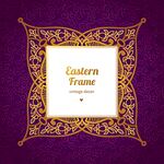 东方风格华丽装饰框架