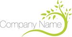 绿叶树形公司标志设计