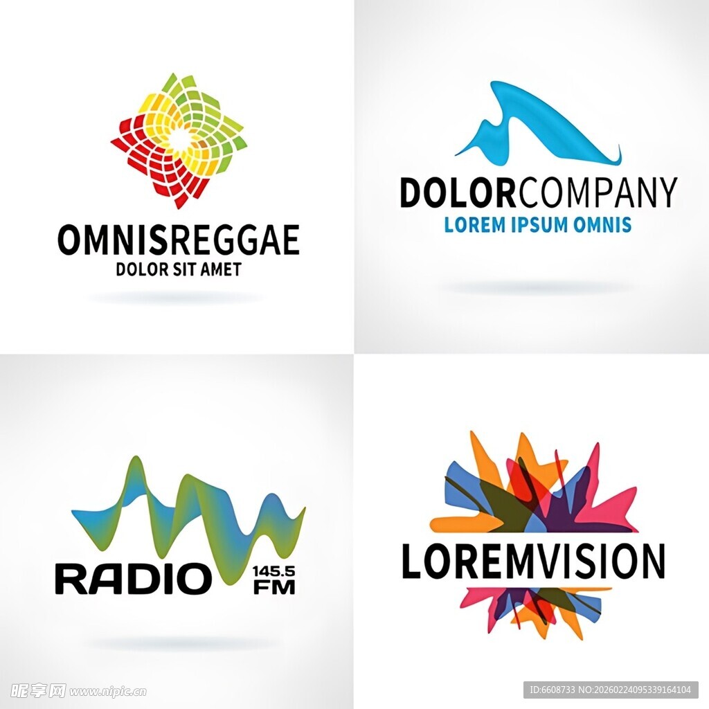 多彩创意公司标志设计